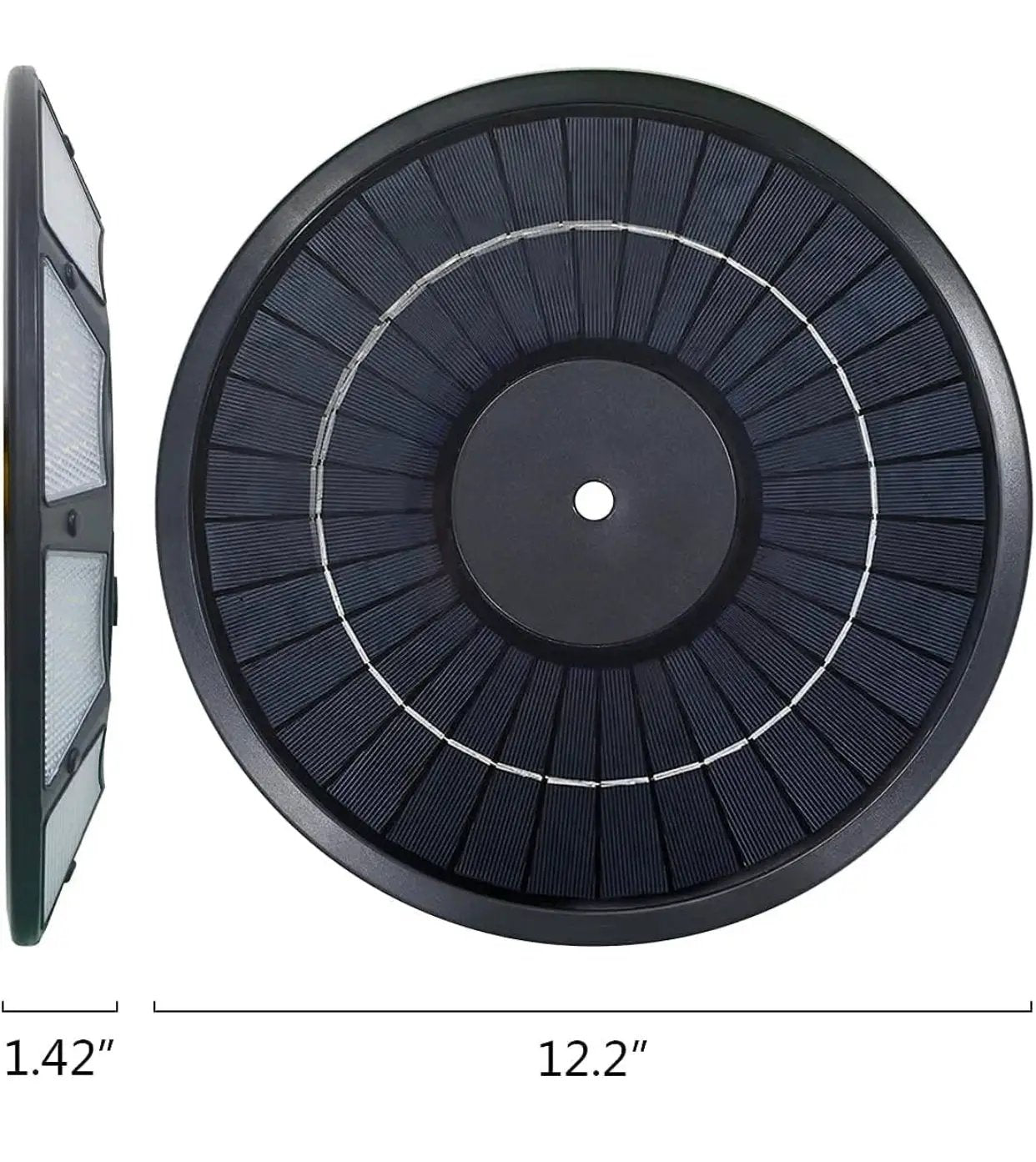 Commercial Solar Flag Pole Light Outdoor Dusk to Dawn, 266 led Light, 4200lm Super Bright by Outdoor Solar Outlet