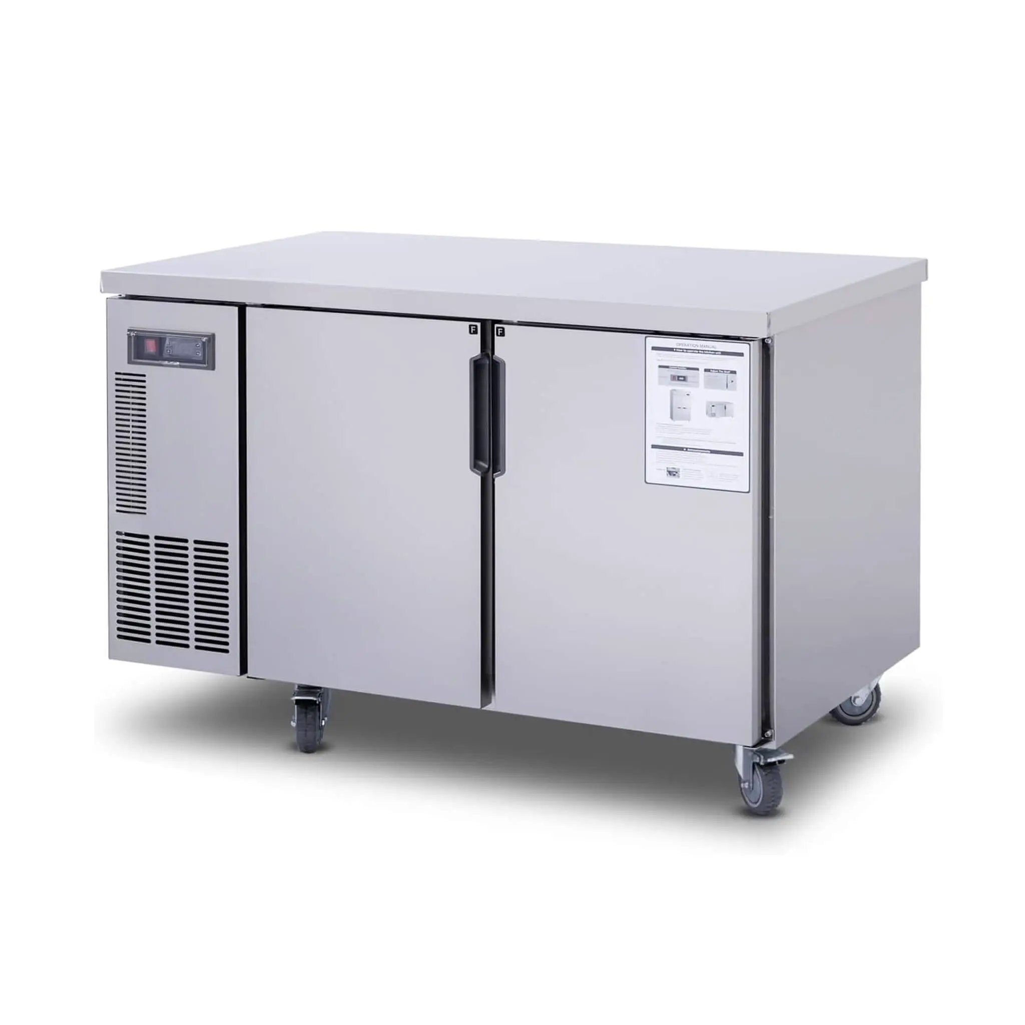 Heavy-Duty Commercial Stainless Steel Undercounter Worktop Freezer (SAK47218) by SAKSBY WHOLESALE
