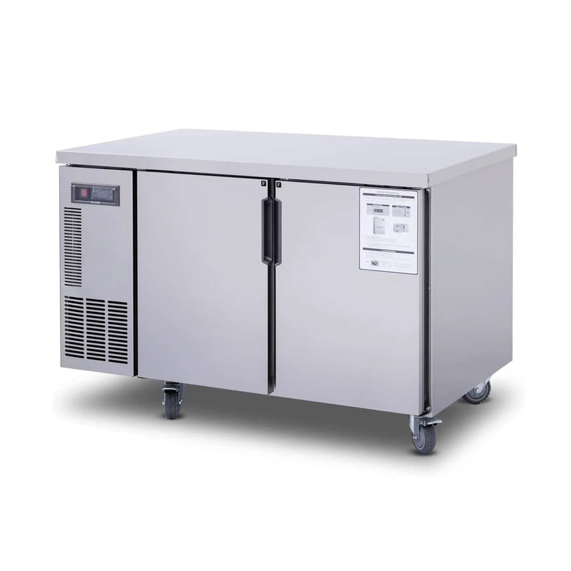 Heavy-Duty Commercial Stainless Steel Undercounter Worktop Freezer (SAK47218) by SAKSBY WHOLESALE
