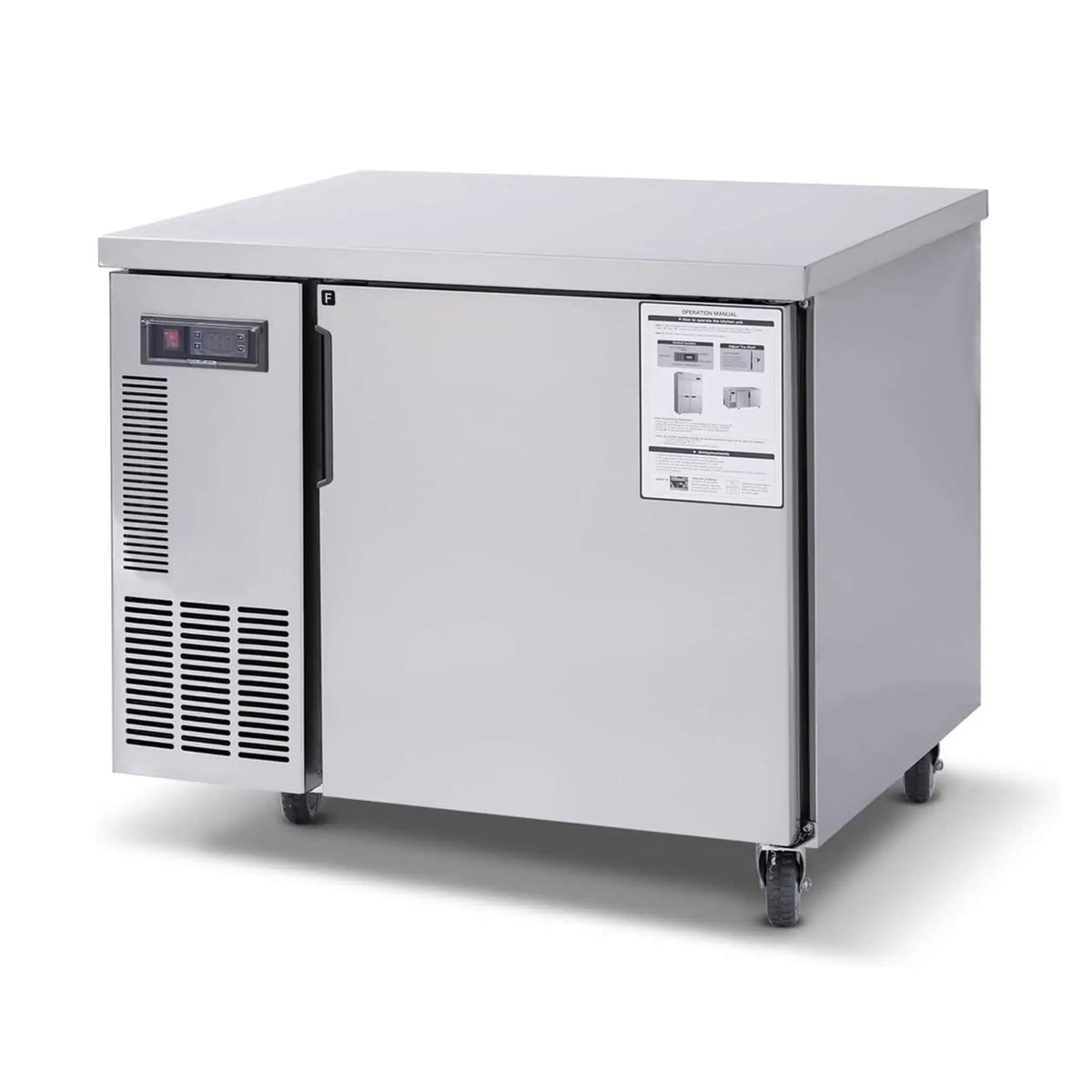 Heavy-Duty Commercial Stainless Steel Undercounter Worktop Freezer (SAK47218) by SAKSBY WHOLESALE