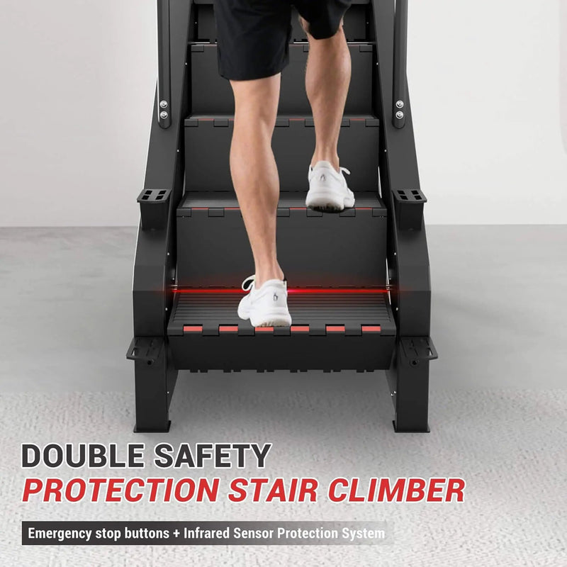 Rovix Commercial Stair Stepper With LED Display And 15 Resistance Levels (SAK91837) by SAKSBY WHOLESALE