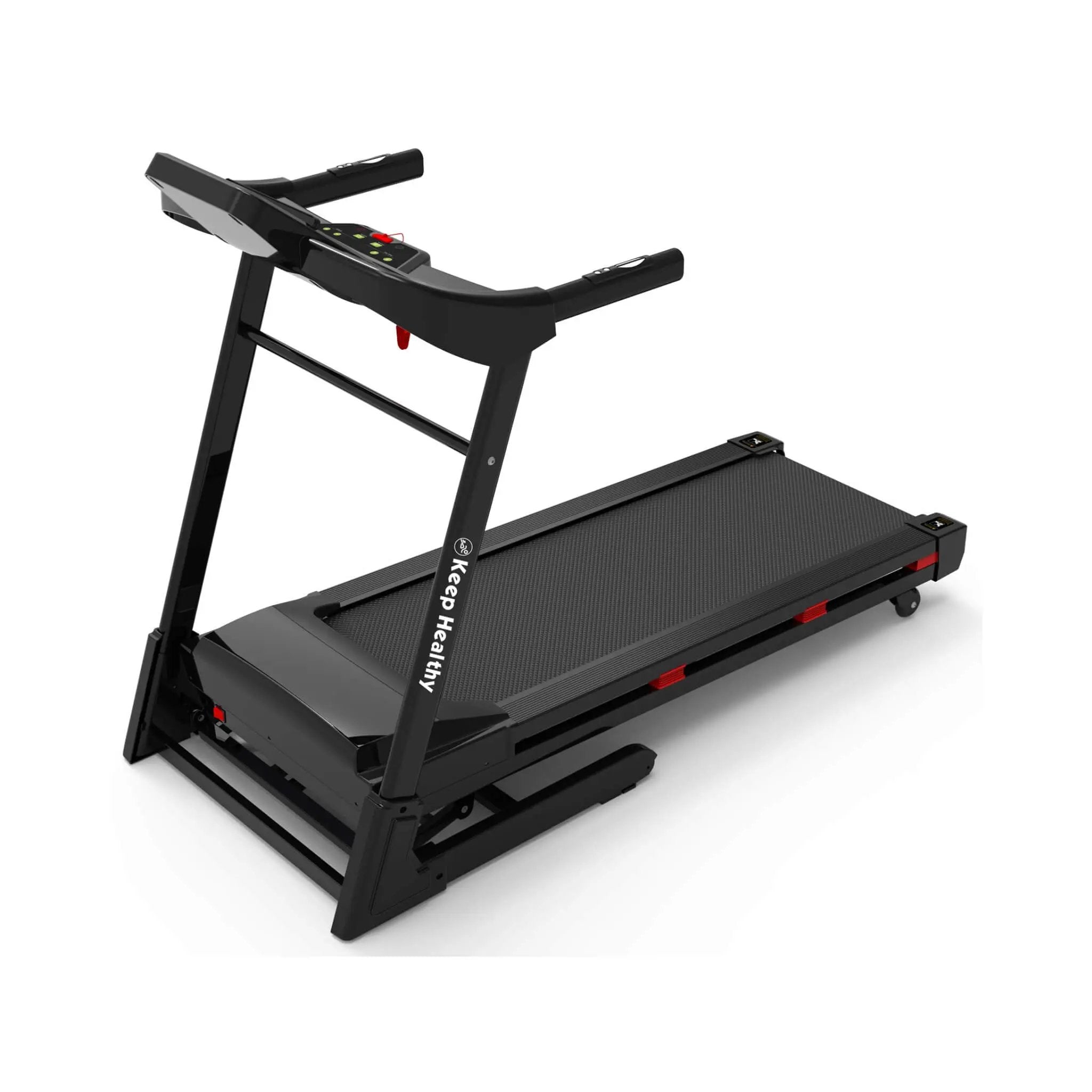 Rovix Compact 3.5HP Foldable Electric Treadmill With Bluetooth, LCD Display & 12 Pre-Set Running Programs (SAK25879) by SAKSBY WHOLESALE