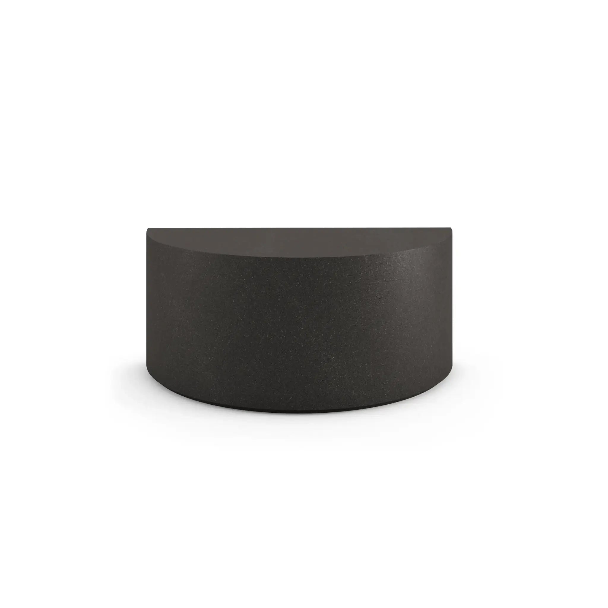 Concrete Coffee Table - 54" Half Circle by ModaConcrete - Direct source for architectural and precast concrete
