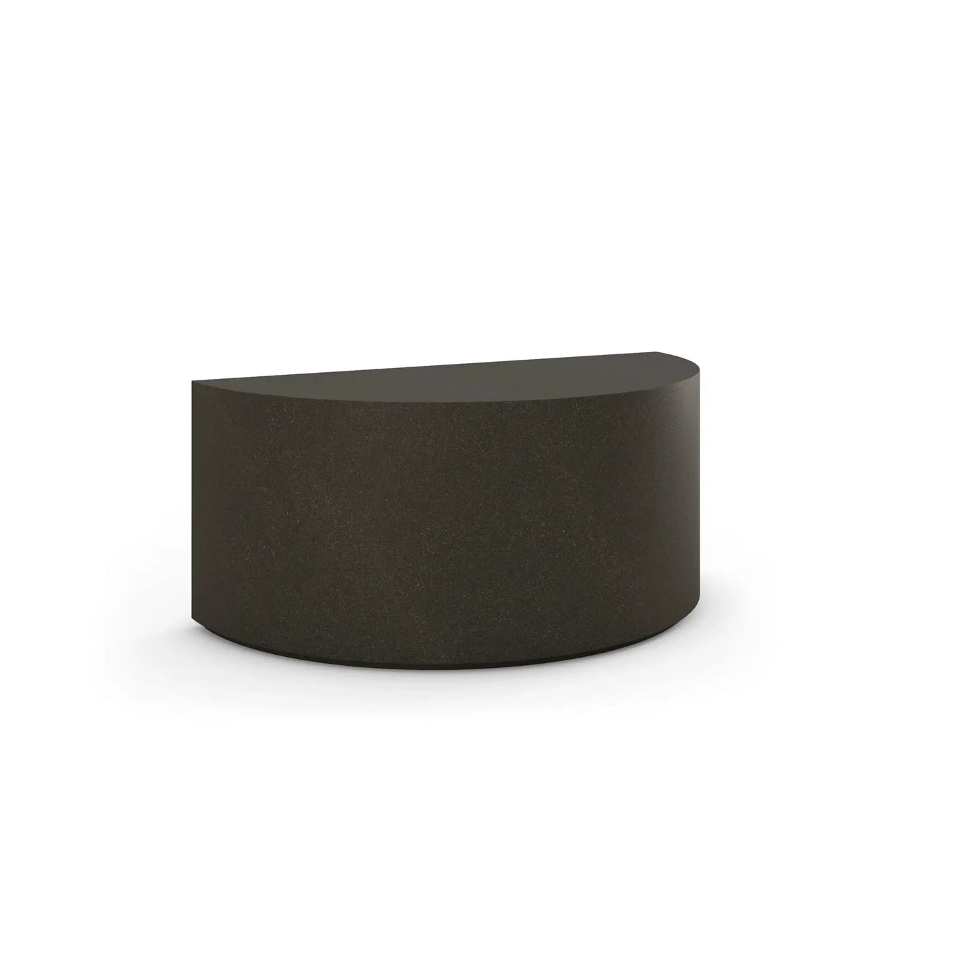 Concrete Coffee Table - 54" Half Circle by ModaConcrete - Direct source for architectural and precast concrete