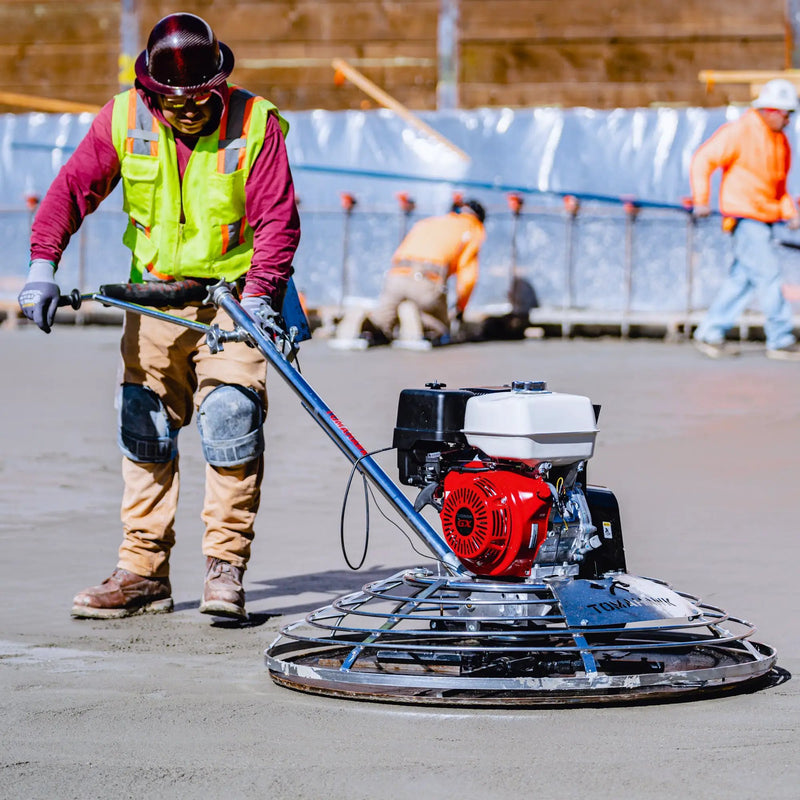 36" Concrete Power Trowel 5.5HP Honda with Float Pan Cement Finishing Tool by Tomahawk Power