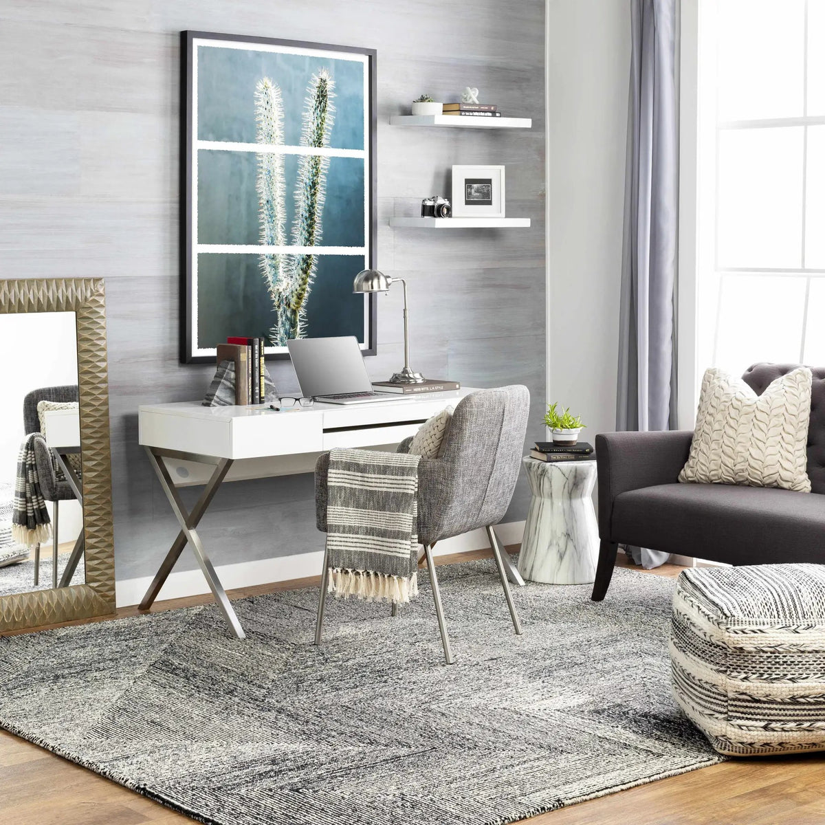 Conshohocken Area Rug, installed in a room