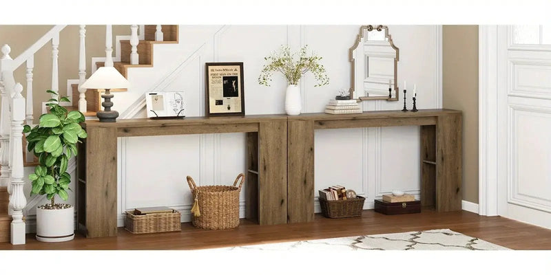 Console Table - Modern Wood 63 by House Of Avana