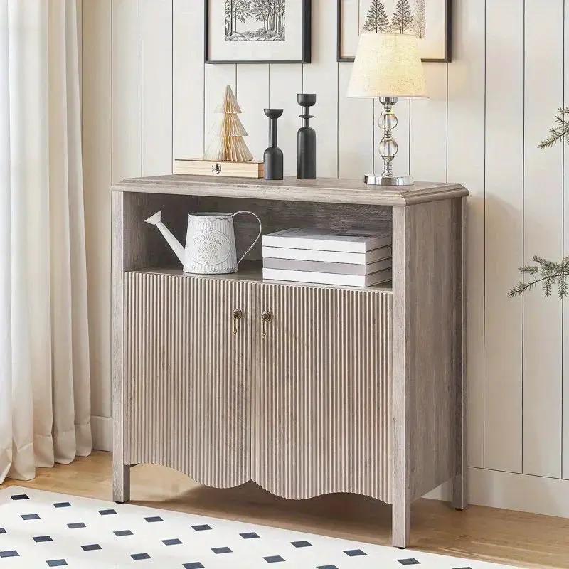 Console Table - Storage Gray by House Of Avana