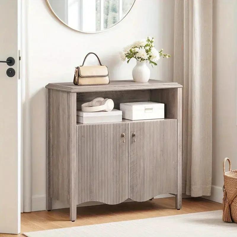 Console Table - Storage Gray by House Of Avana