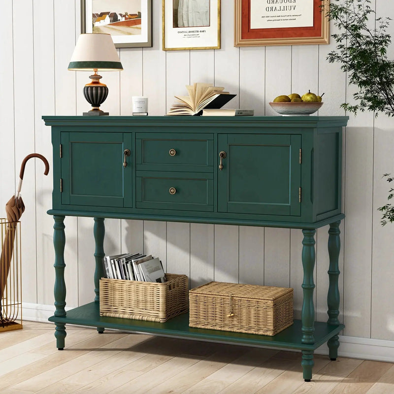 Console Table - Storage Wood by House Of Avana