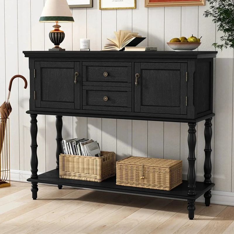 Console Table - Storage Wood by House Of Avana