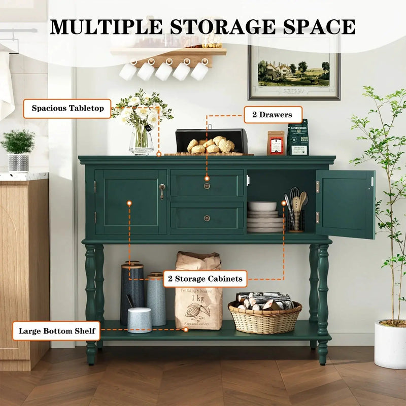 Console Table - Storage Wood by House Of Avana
