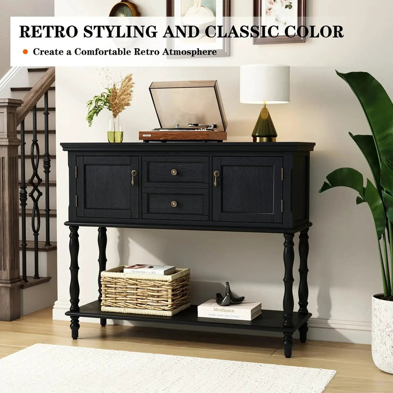 Console Table - Storage Wood by House Of Avana