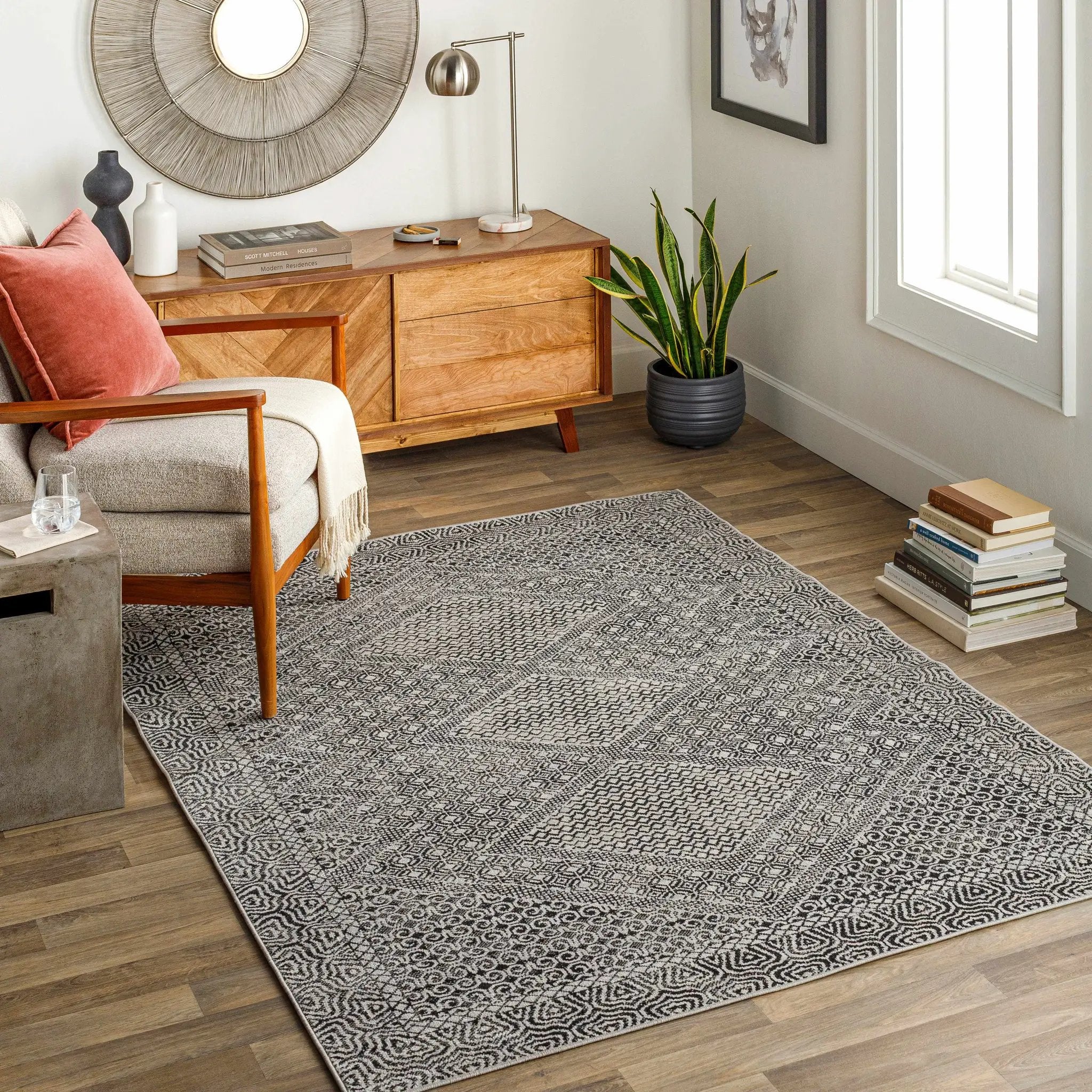 Consuelo Washable Area Rug - Clearance by Boutique Rugs