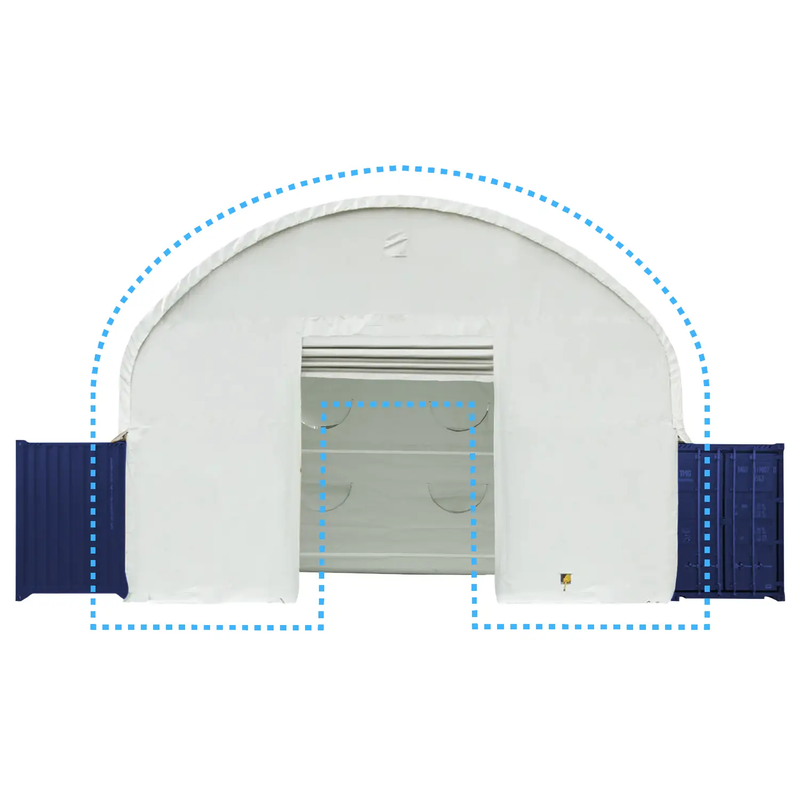 Front Panel with Winch Door for W20' Container Shelter by Chery Industrial