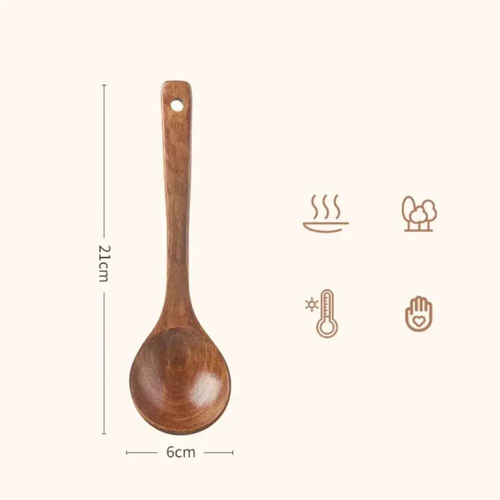 Cooking Spoons - Eco Friendly Wooden by House Of Avana