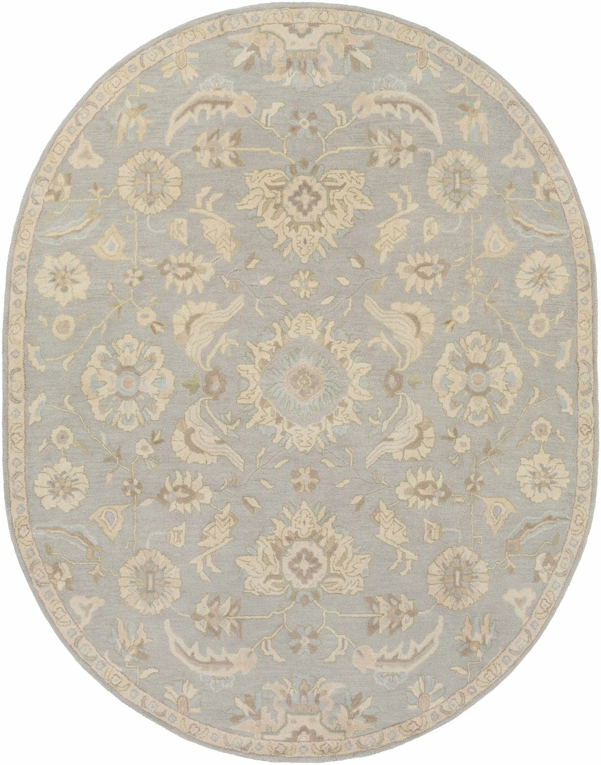Copen Beige Floral Wool Rug, photo 15 of 18