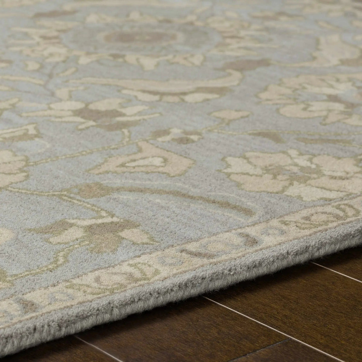 Copen Beige Floral Wool Rug, photo 18 of 18