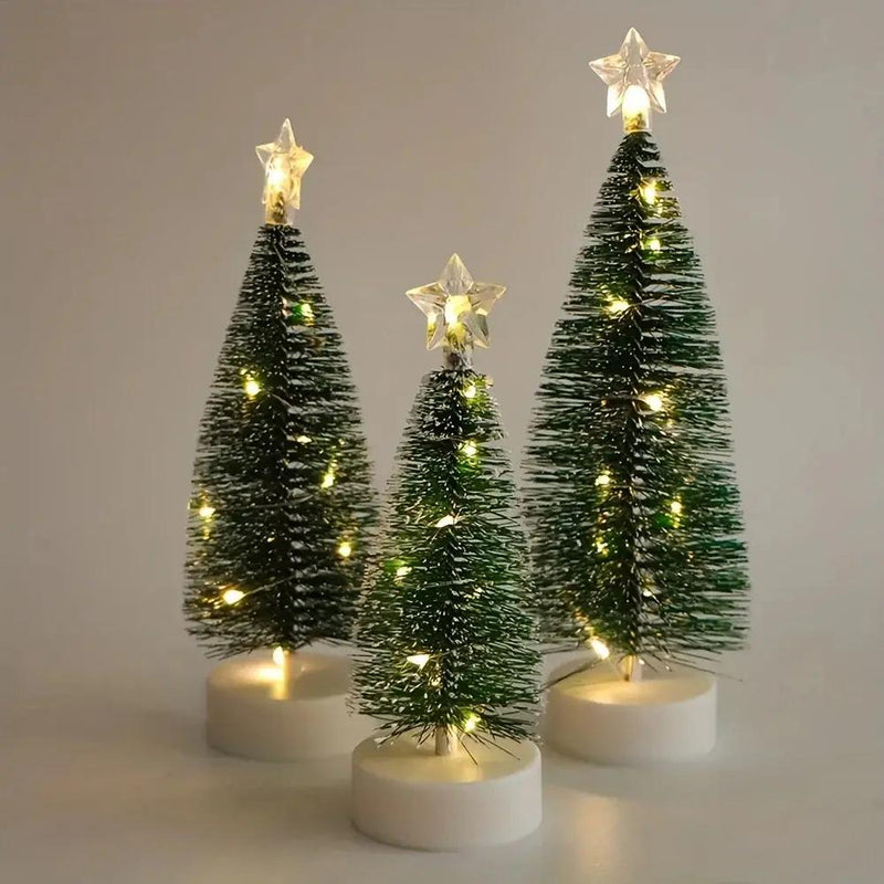 Copper LED Wire Light Tree Christmas Decoration by House Of Avana