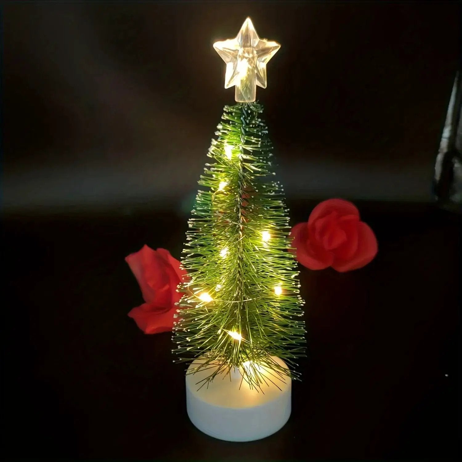 Copper LED Wire Light Tree Christmas Decoration by House Of Avana