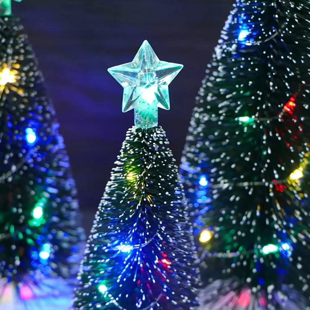 Copper LED Wire Light Tree Christmas Decoration by House Of Avana