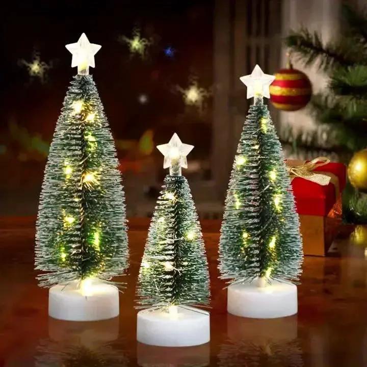 Copper LED Wire Light Tree Christmas Decoration by House Of Avana