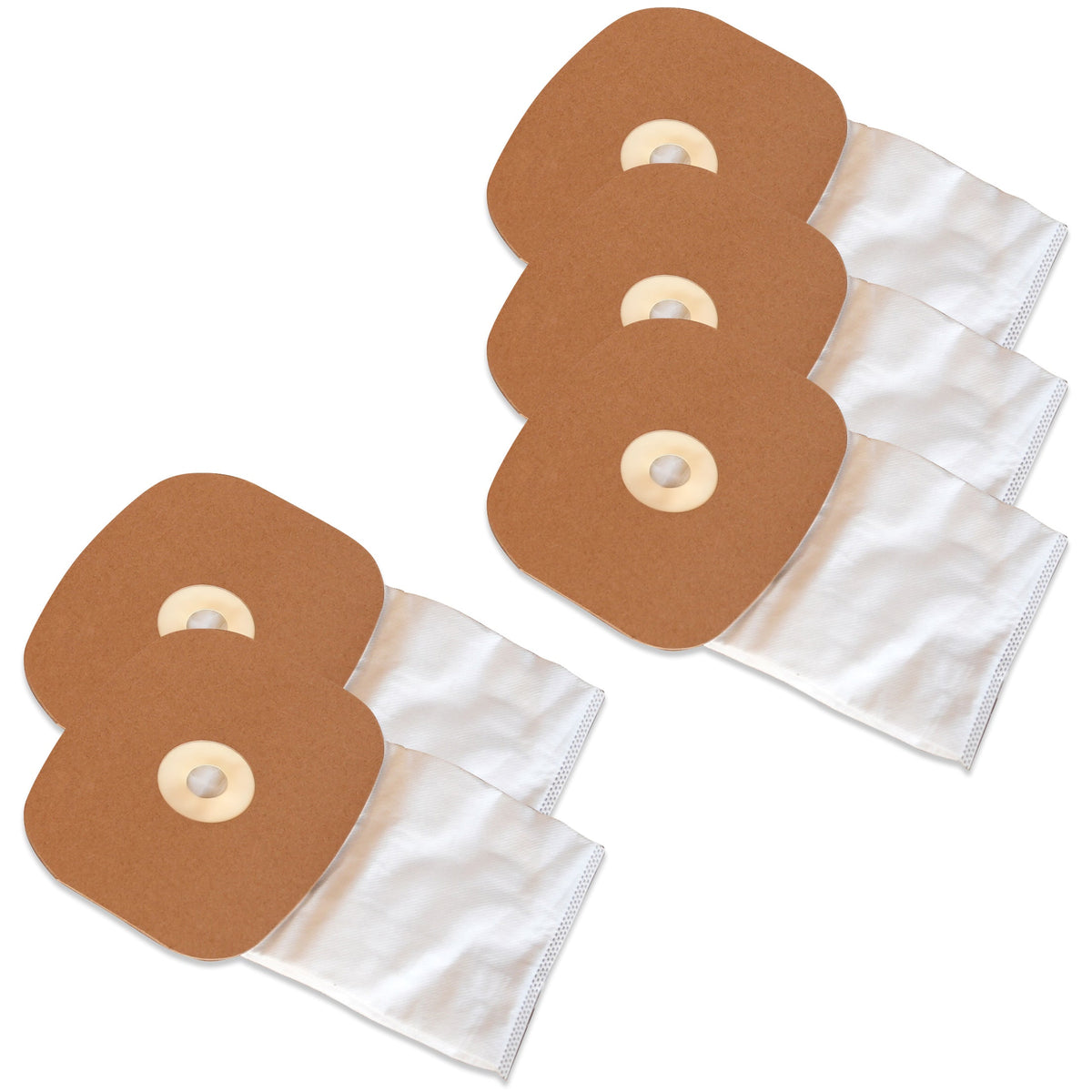 Replacement 6 Qt. Backpack Vacuum Bags for Electric Backpack Vacuum TVAC6PLUS – Pack of 5