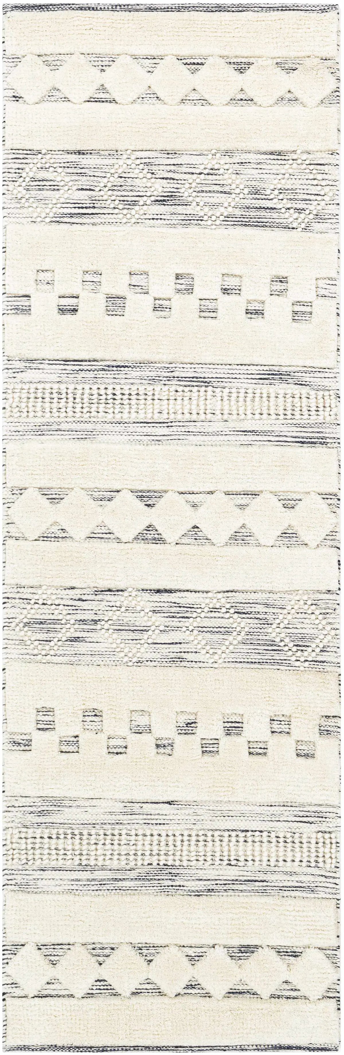 Corry Cream&Black Wool Rug - Clearance, photo 10 of 11