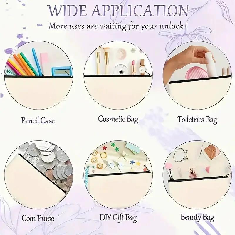 Cosmetic Bag Nylon Makeup Organizer with Zipper Closure, Large Capacity, Gnome Design, Multiple Colors by House Of Avana