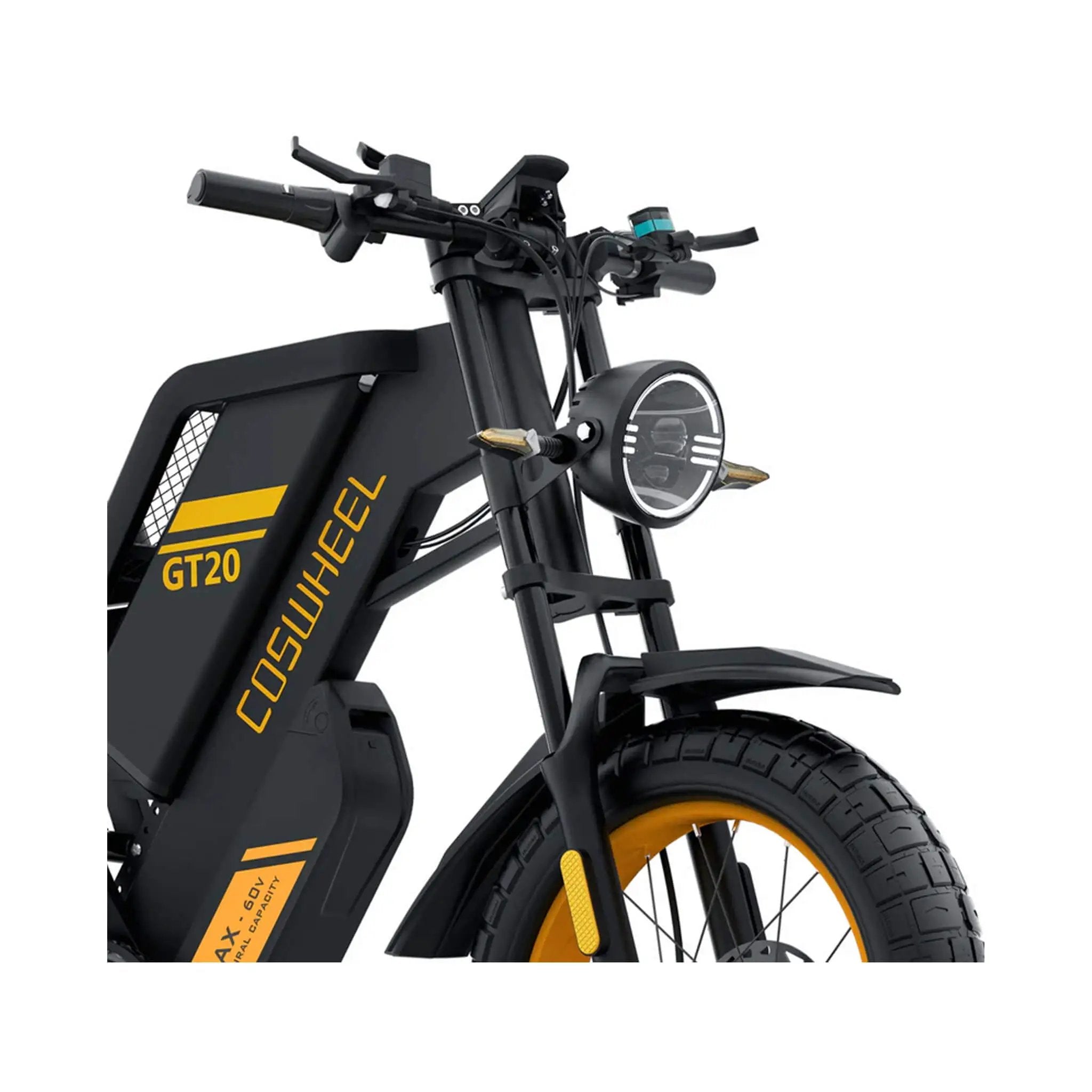 Coswheel GT20 Max 60V/40AH 2000W Dual-Battery Fat Tire Electric Bike (SAK30971) by SAKSBY WHOLESALE