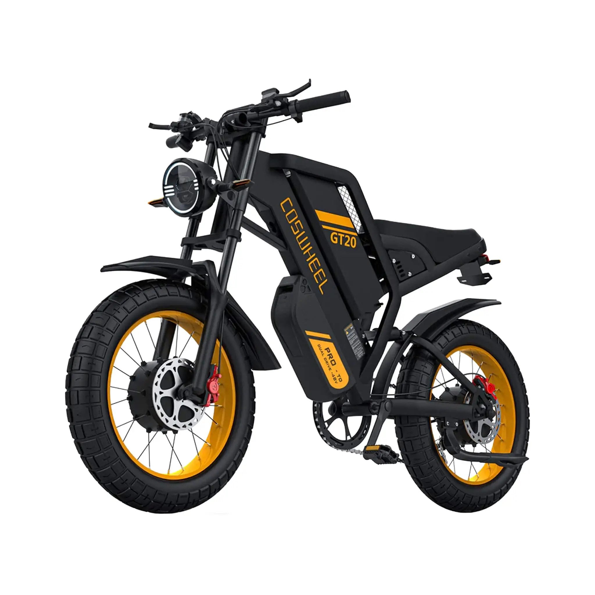 Coswheel GT20 Pro 48V/40AH 3000W Dual Motor Fat Tire Electric Bike (SAK75824) by SAKSBY WHOLESALE