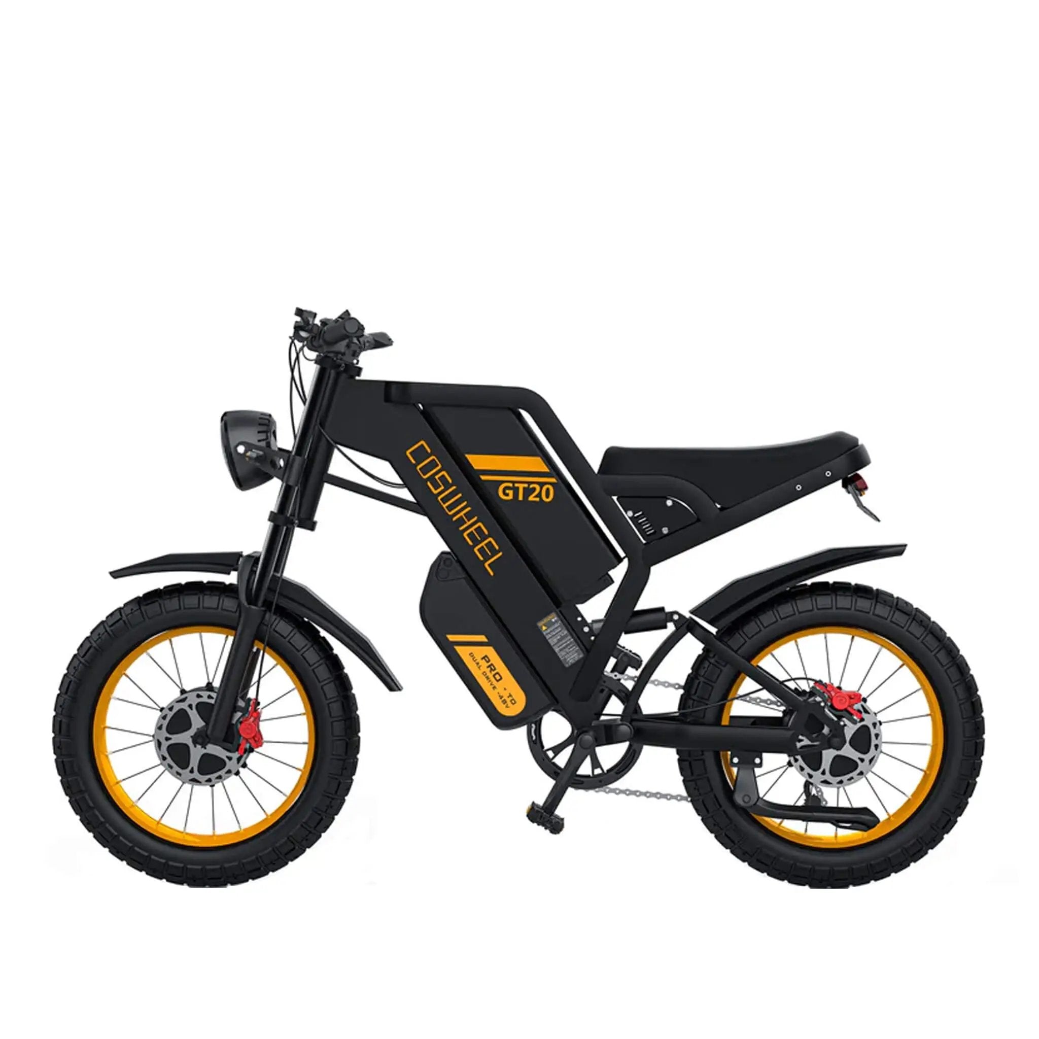 Coswheel GT20 Pro 48V/40AH 3000W Dual Motor Fat Tire Electric Bike (SAK75824) by SAKSBY WHOLESALE