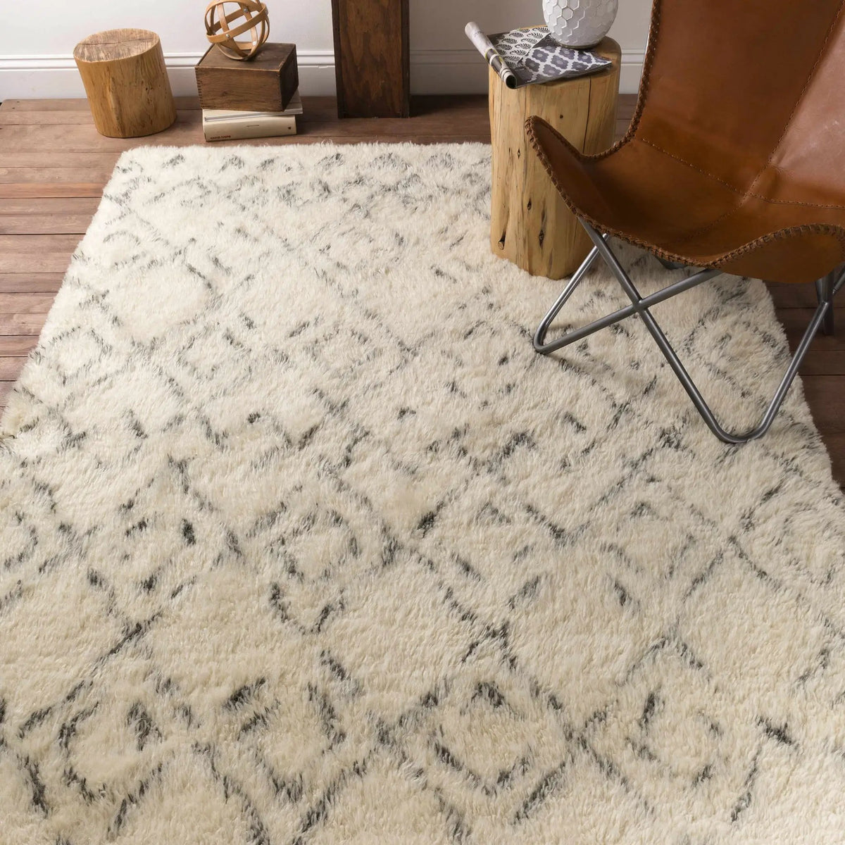 Cotgrave 2x3 Cream Trellis Small Wool Rug - Clearance, photo 3 of 9