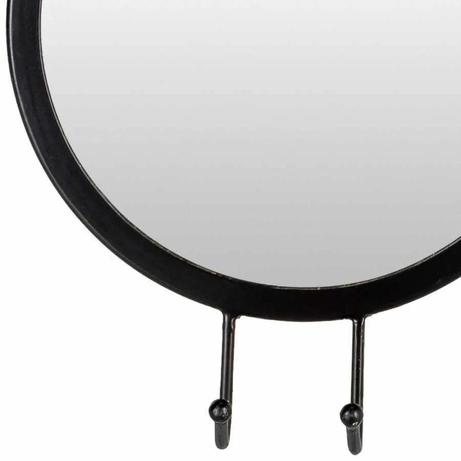 Cotmon Black Iron Frame Mirror - Clearance by Boutique Rugs