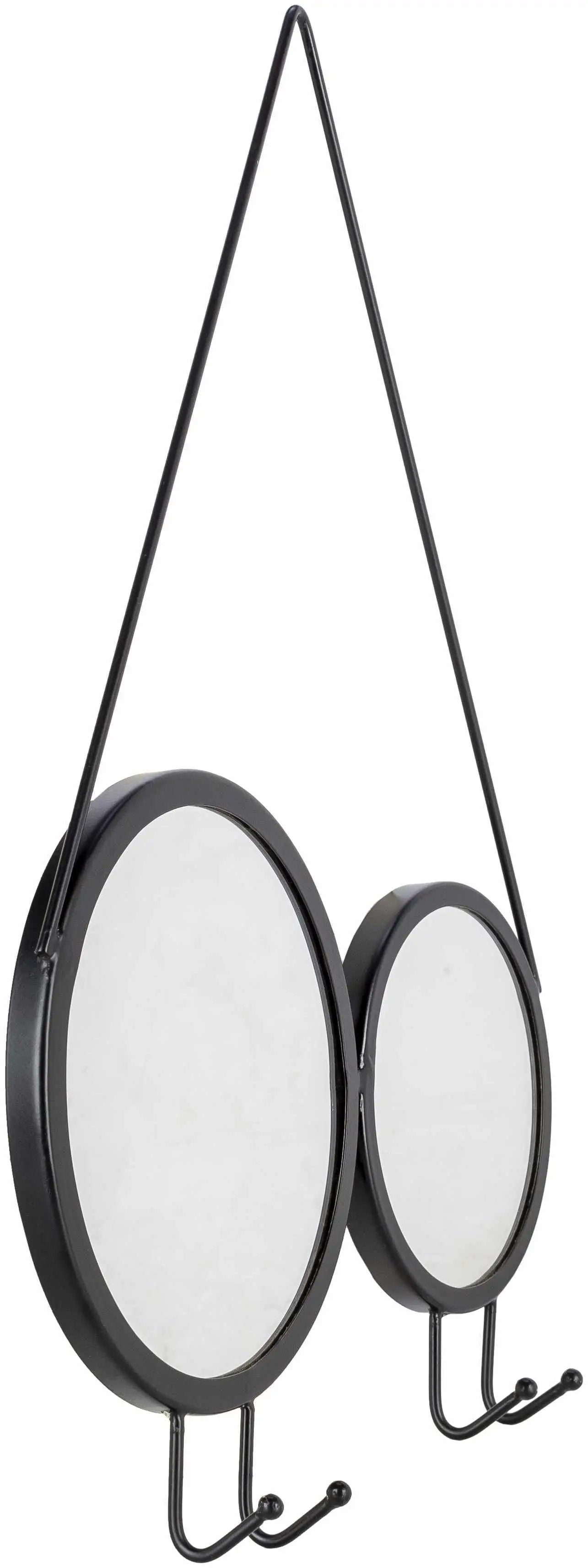 Cotmon Black Iron Frame Mirror - Clearance by Boutique Rugs