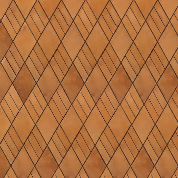 Cotto Natural Genoa Terracotta Mosaics 11 1/2x14
