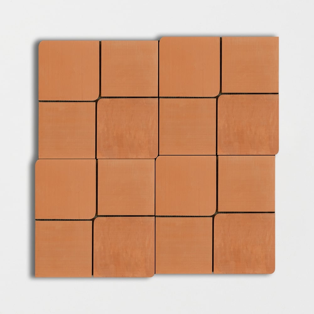 Cotto Natural Nicht Terracotta Mosaics 12 3/8x12 3/8 Terracotta Natural 12x12 Mosaics