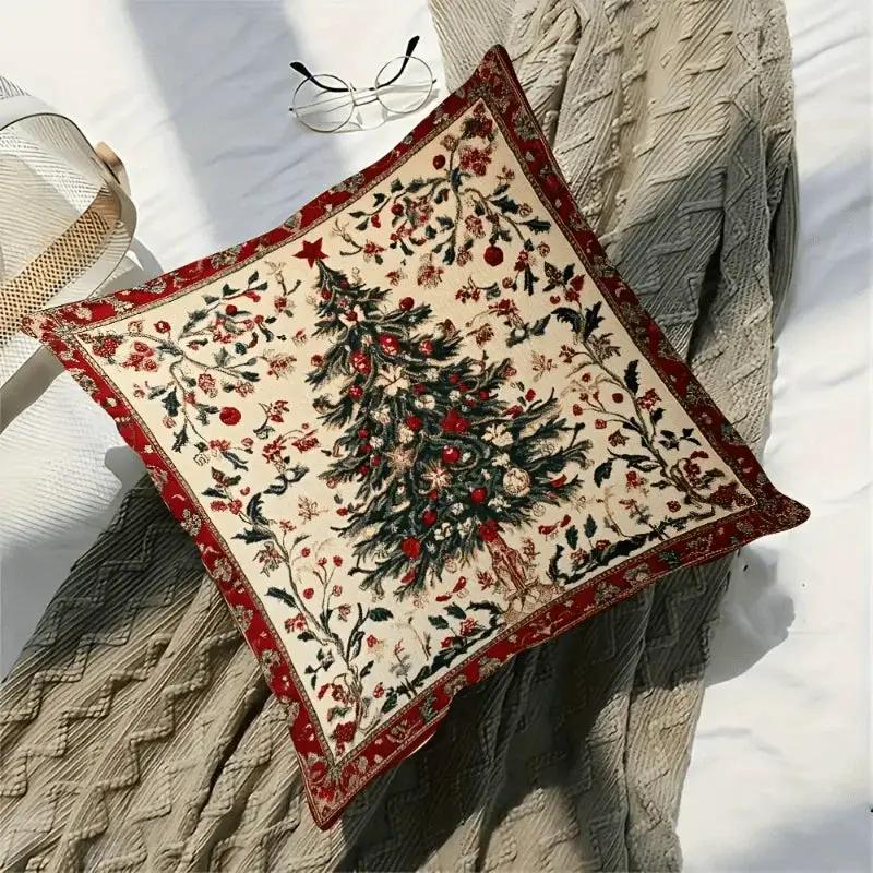 Cotton Plush Pillow Cover, Double-Sided 2D Animal Print, 45.72x45.72 cm by House Of Avana