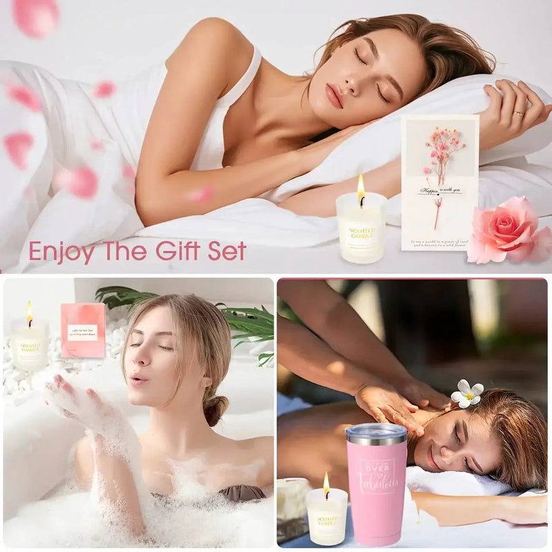 Cotton Spa Gift Set with Rejuvenating Essentials by House Of Avana