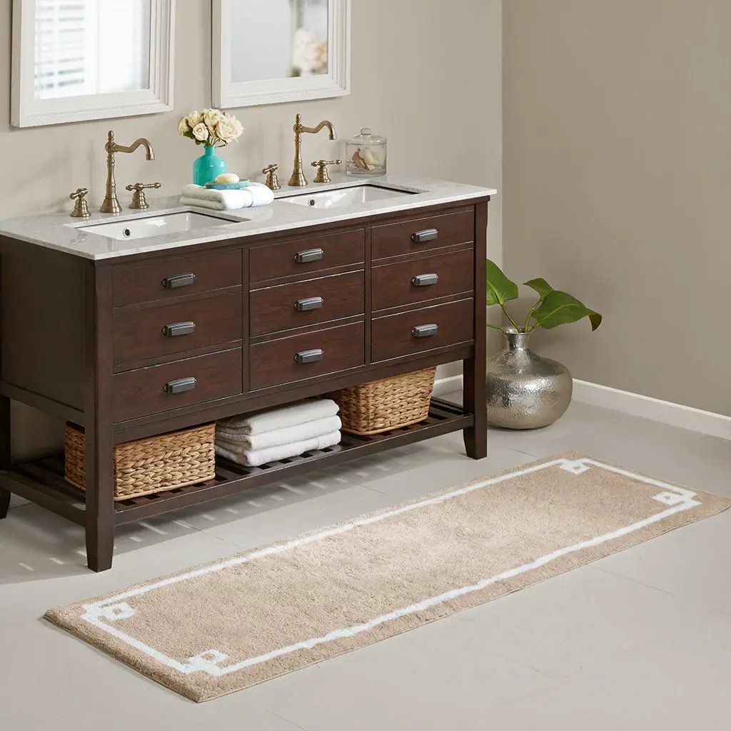 Cotton Tufted Luxury Bath Rug by HouseOfZazla