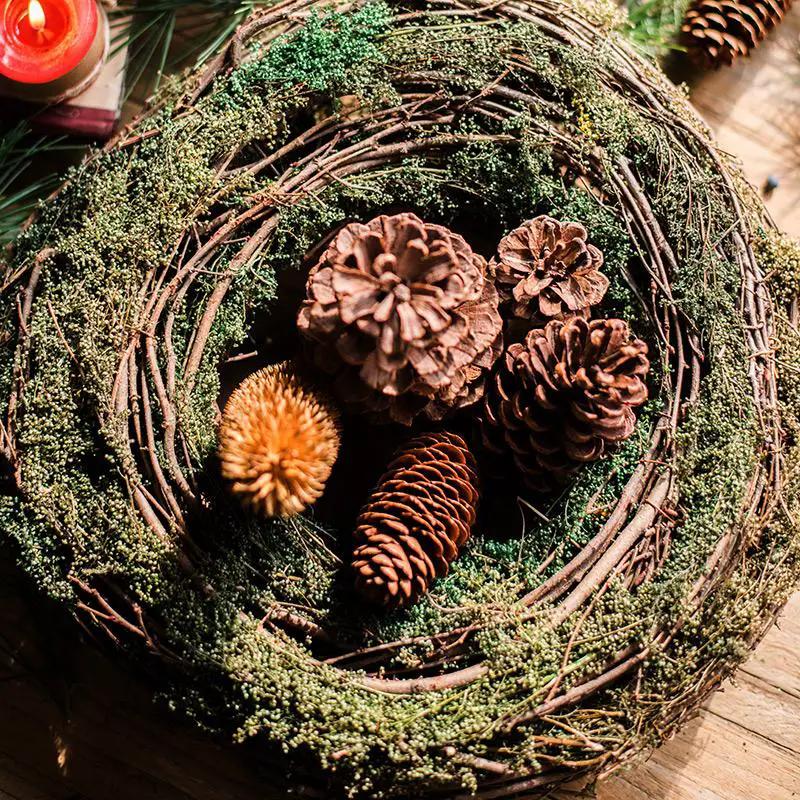 Country Small Silk Wreath in Various Design by RusticReach