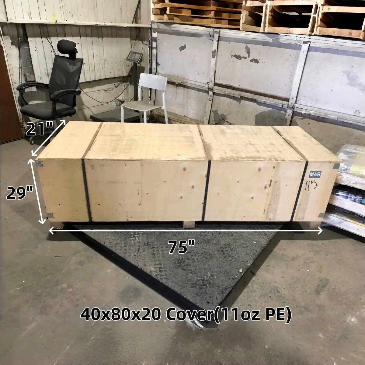 Cover Replacement for Single Truss Arch Storage Shelter by Chery Industrial
