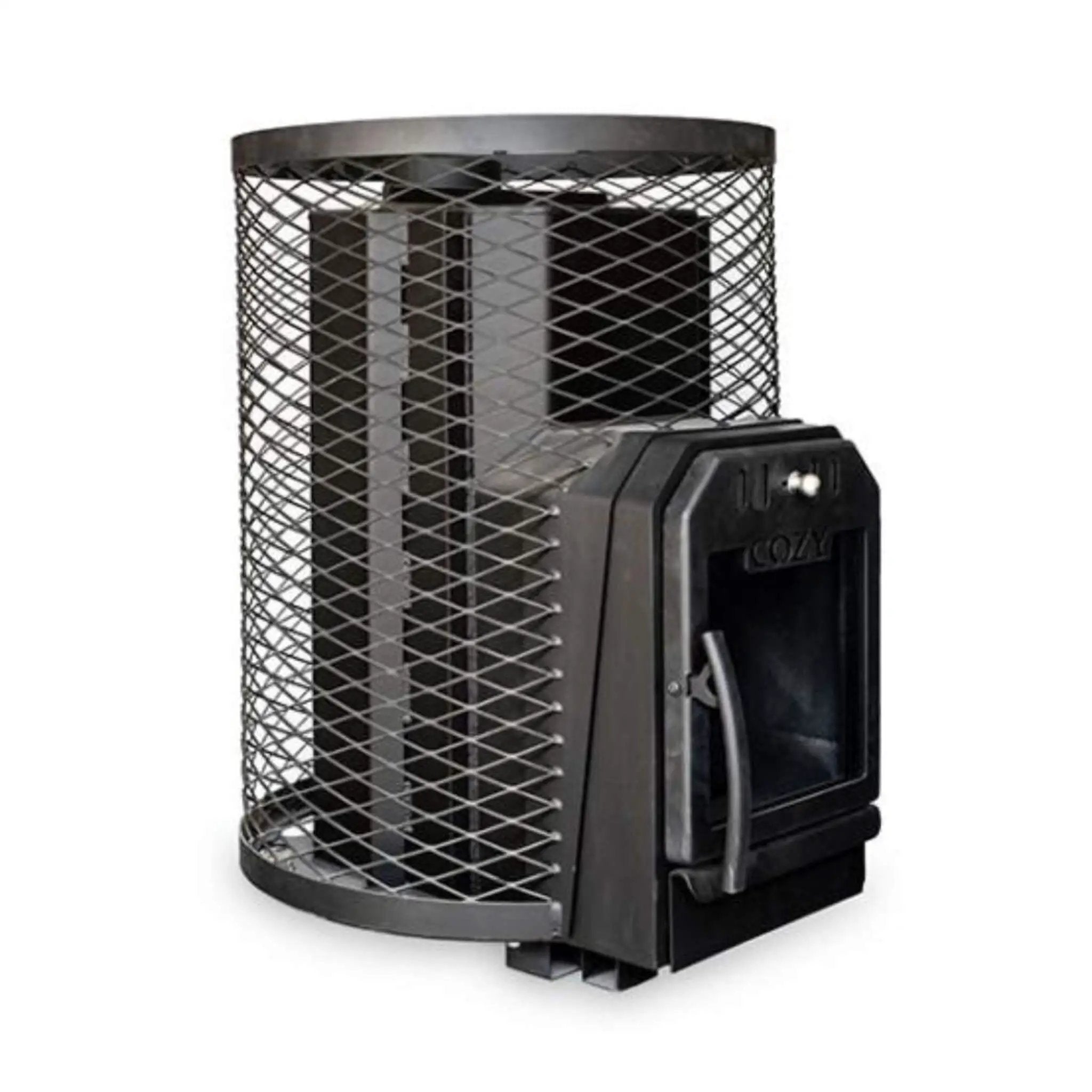 Cozy Heat O Thru-Wall Wood Burning Sauna Stove With Sauna Stones [COZY O-TW] (SAK93612) by SAKSBY WHOLESALE