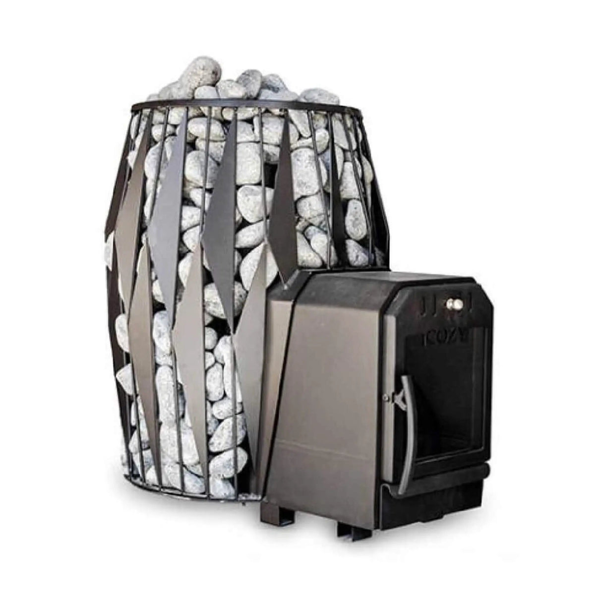 Cozy Heat OG Thru-Wall Sauna Stove With Sauna Stones [COZY OG-TW] (SAK75861) by SAKSBY WHOLESALE