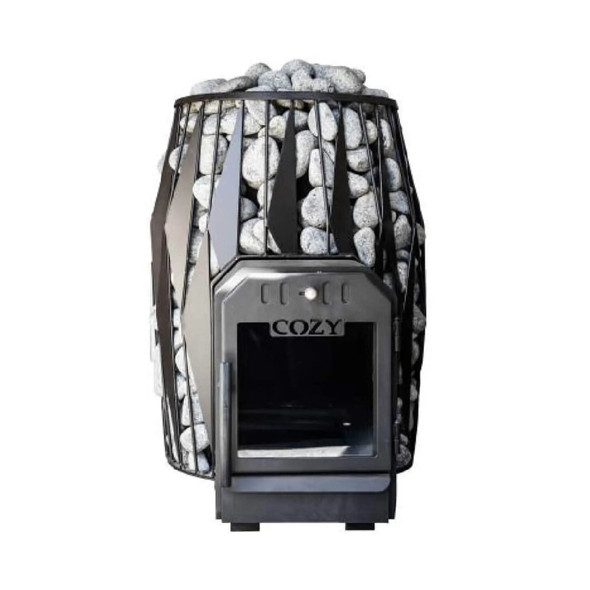 Cozy Heat OG Thru-Wall Sauna Stove With Sauna Stones [COZY OG-TW] (SAK75861) by SAKSBY WHOLESALE