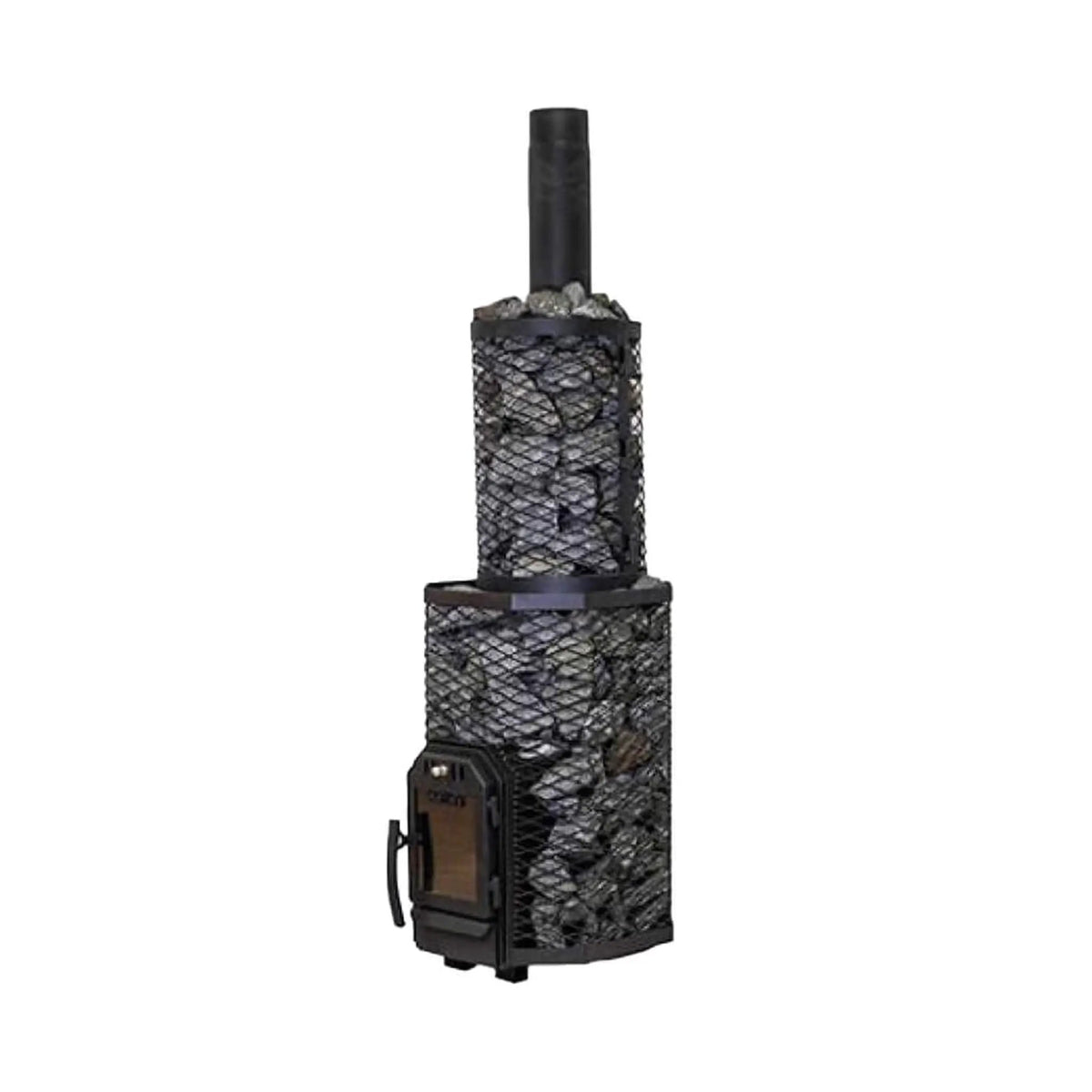 Cozy Heat Wood-Burning Floor Mount Sauna Stove With Chimney Kit And Sauna Stones [COZY] (SAK57382) by SAKSBY WHOLESALE