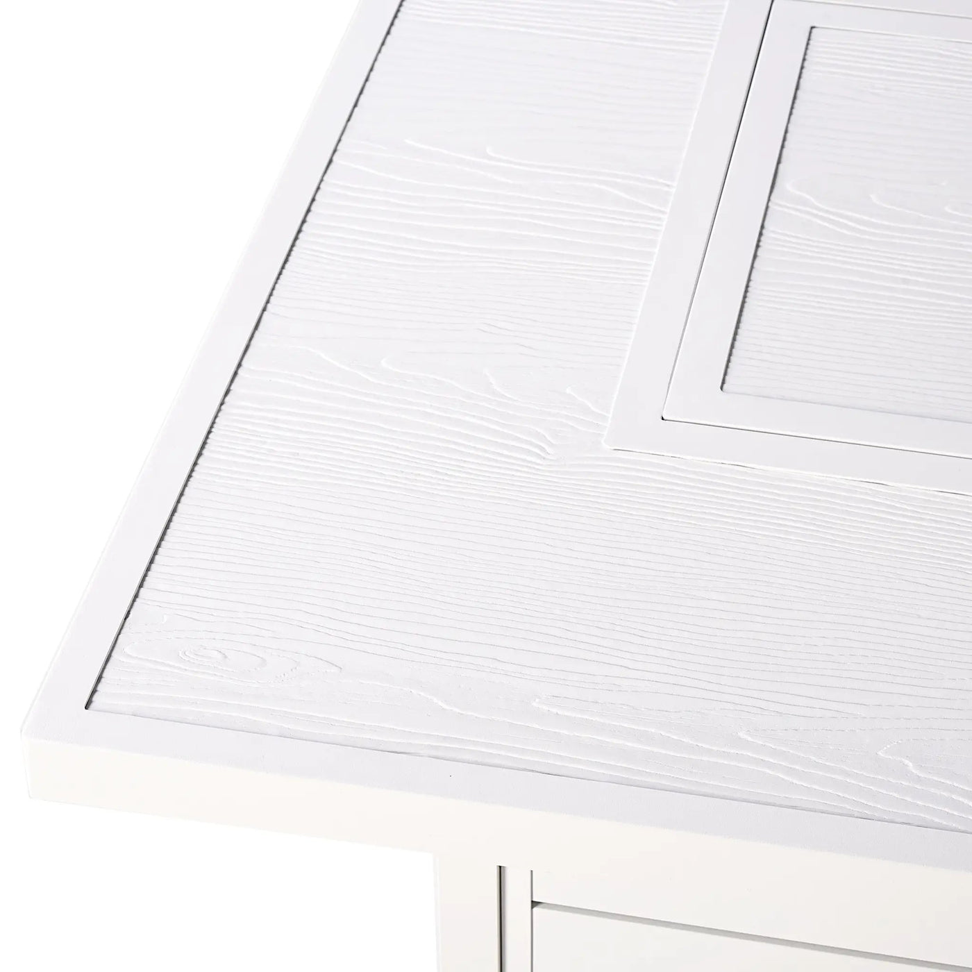 Aluminum 48-in Rectangular Propane Fire Table, Beads, Covers and Lid by Sharicks