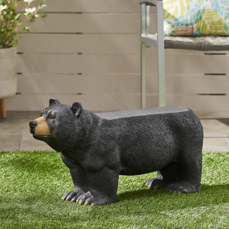 MGO Bear Bench - Concrete Outdoor Bench by HouseOfZazla