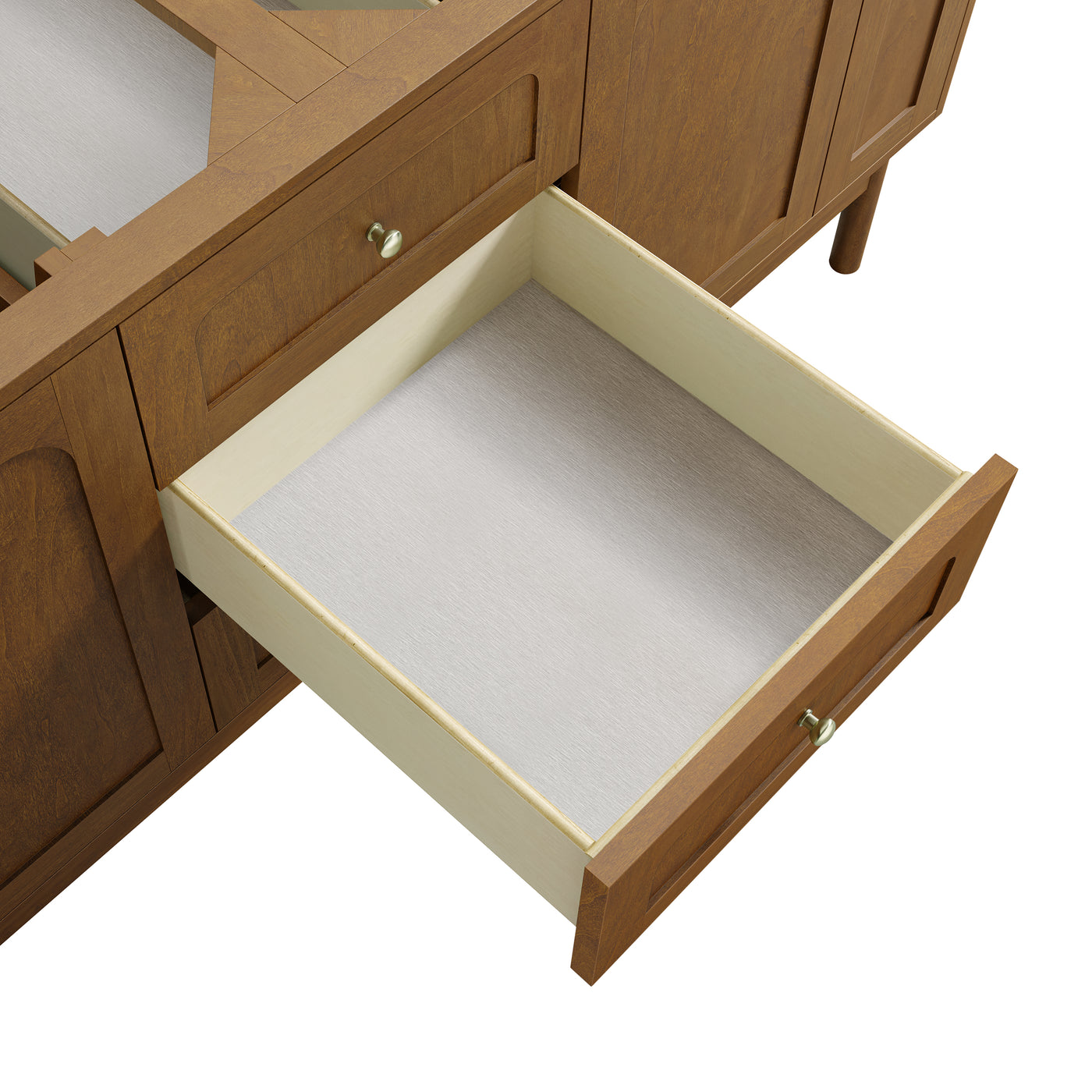 James Martin Laurent 72" Dual Mount Double Bathroom Vanity, Honey Oak, view 31