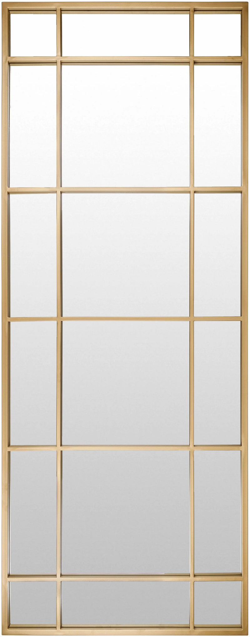 Cersosimo Round Gold Framed Mirror by Boutique Rugs